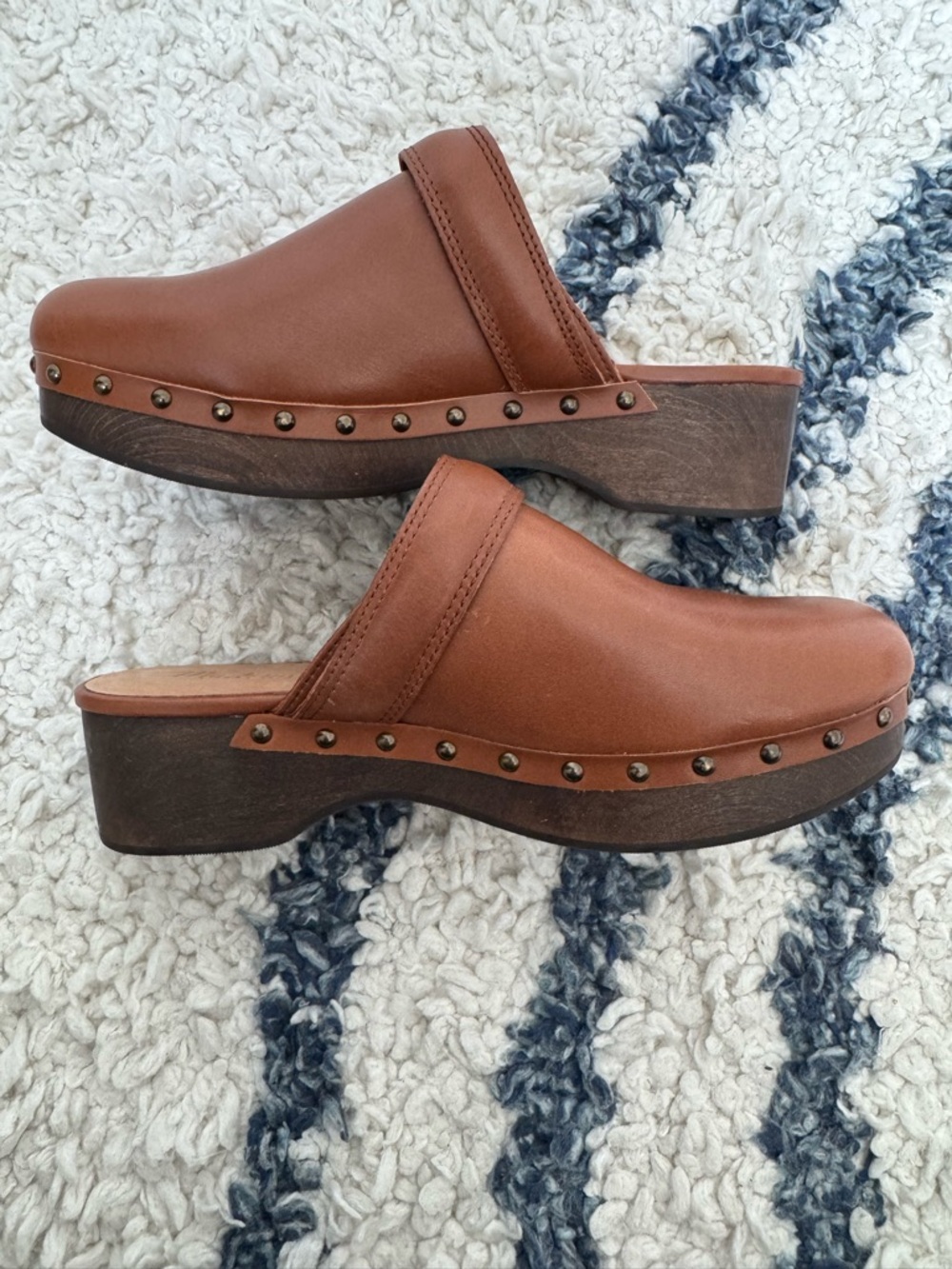 Madewell Cecily Clog Size 7 NWOT | Leather Platform Slip-On - Picture 3 of 5